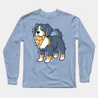 Bernese and Pizza Long Sleeve T-Shirt